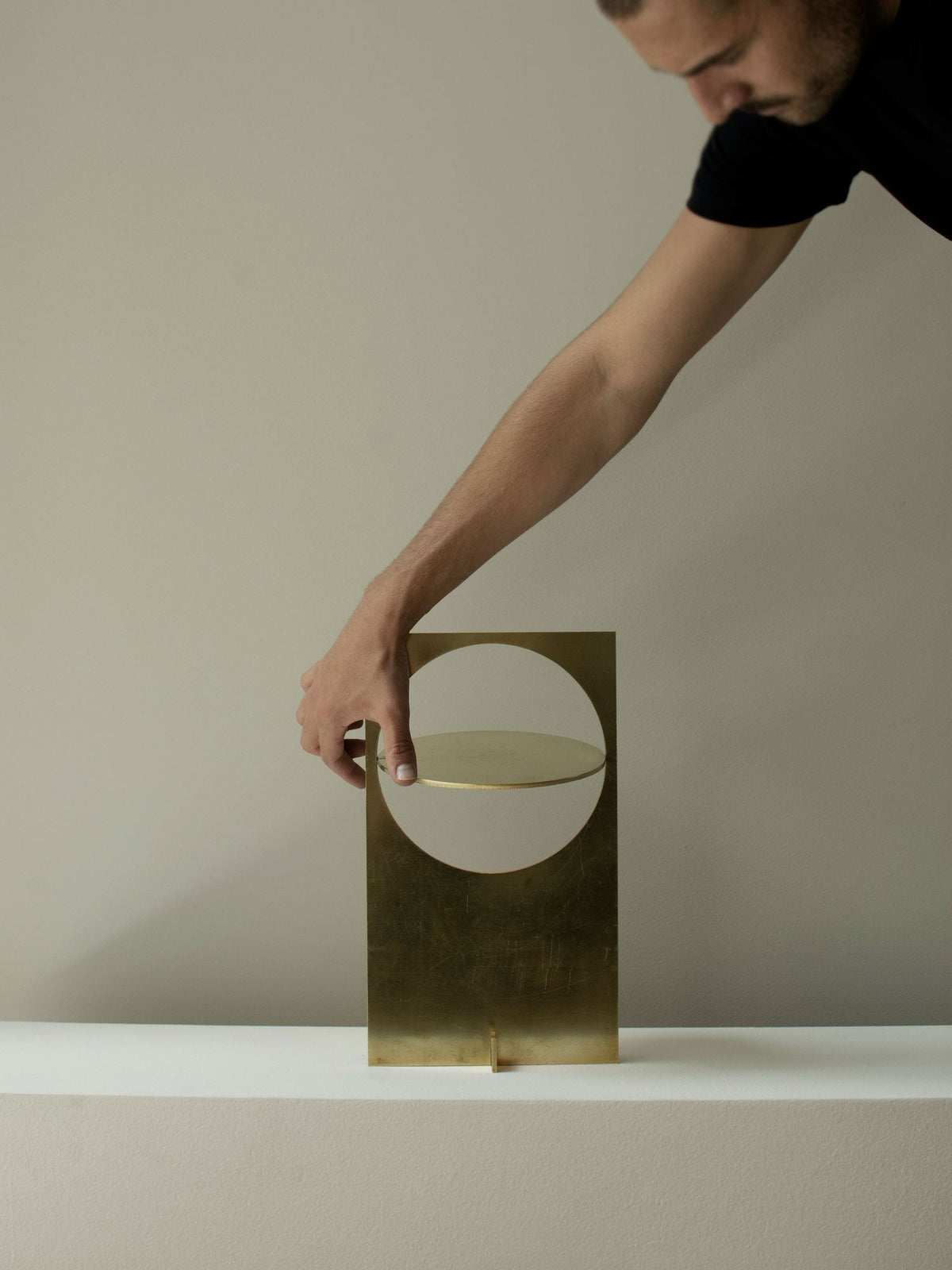 Sixor lámpara de mesa Steel futurista