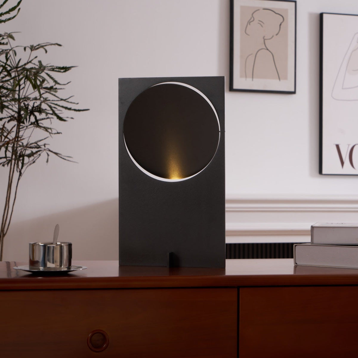 Sixor lámpara de mesa Steel futurista