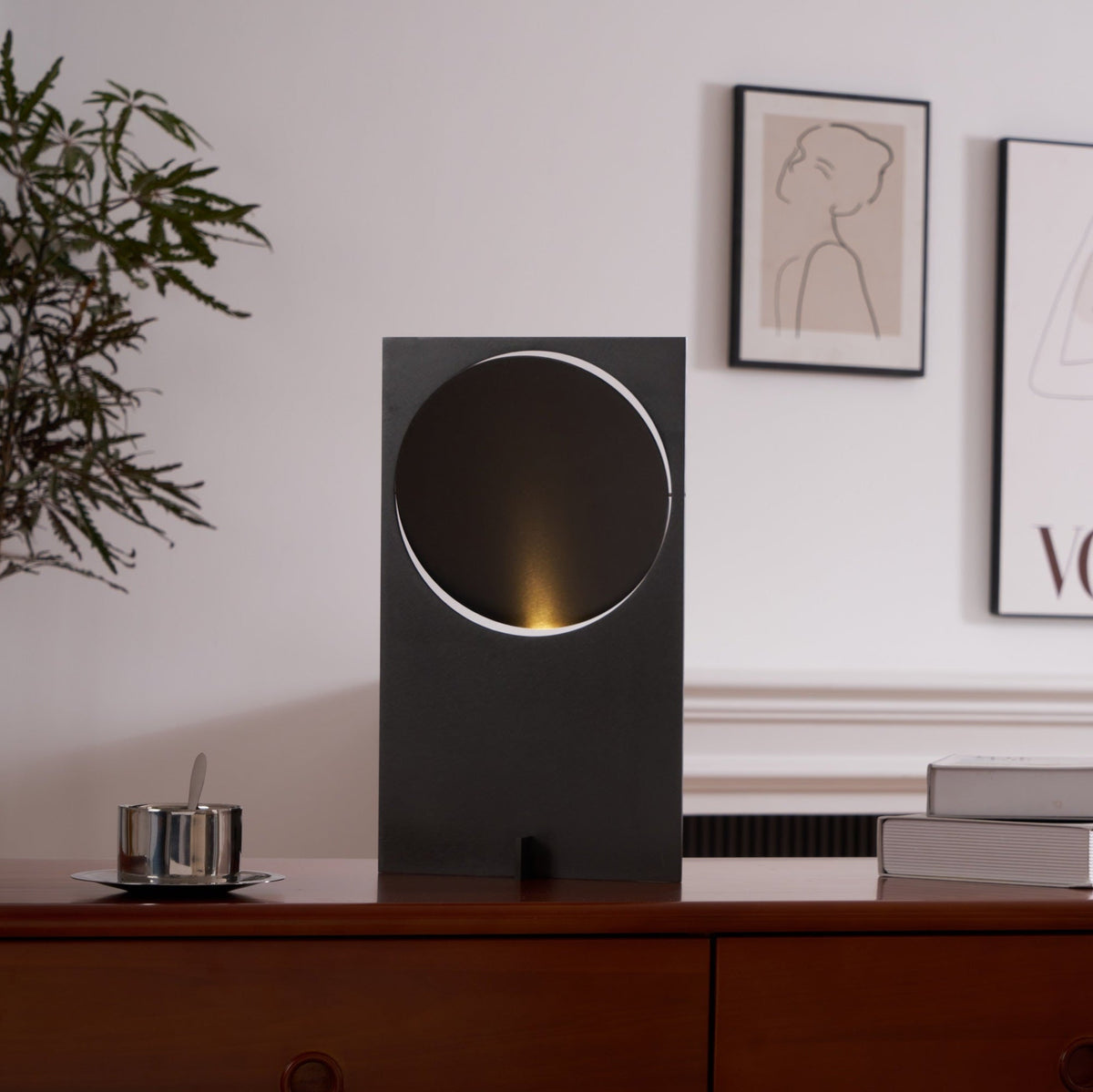 Sixor lámpara de mesa Steel futurista