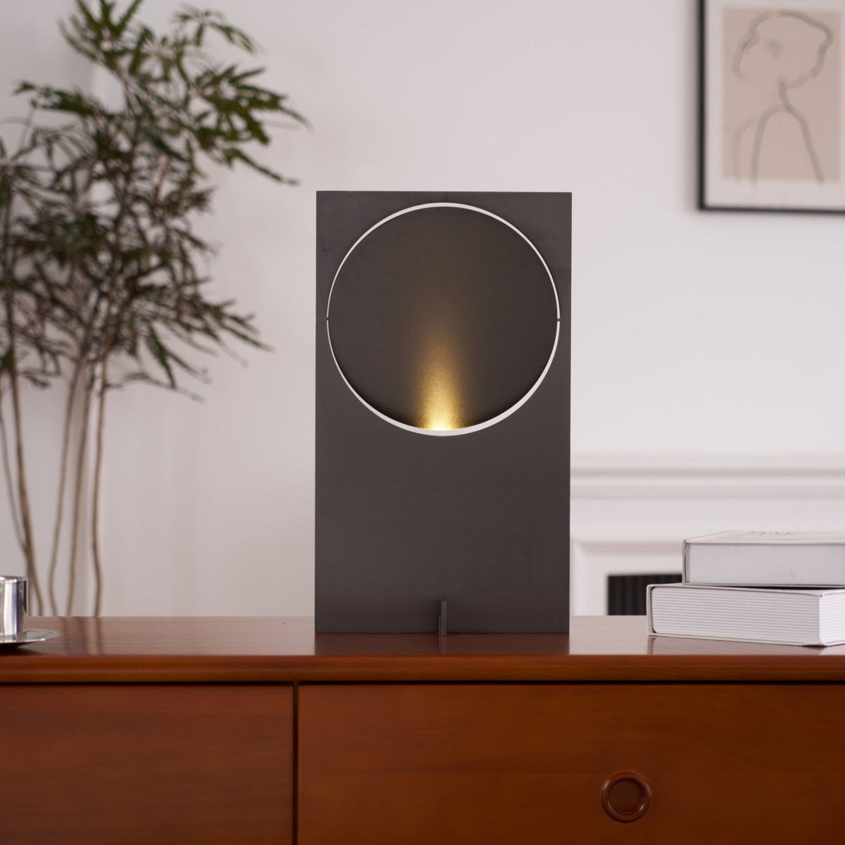 Sixor lámpara de mesa Steel futurista