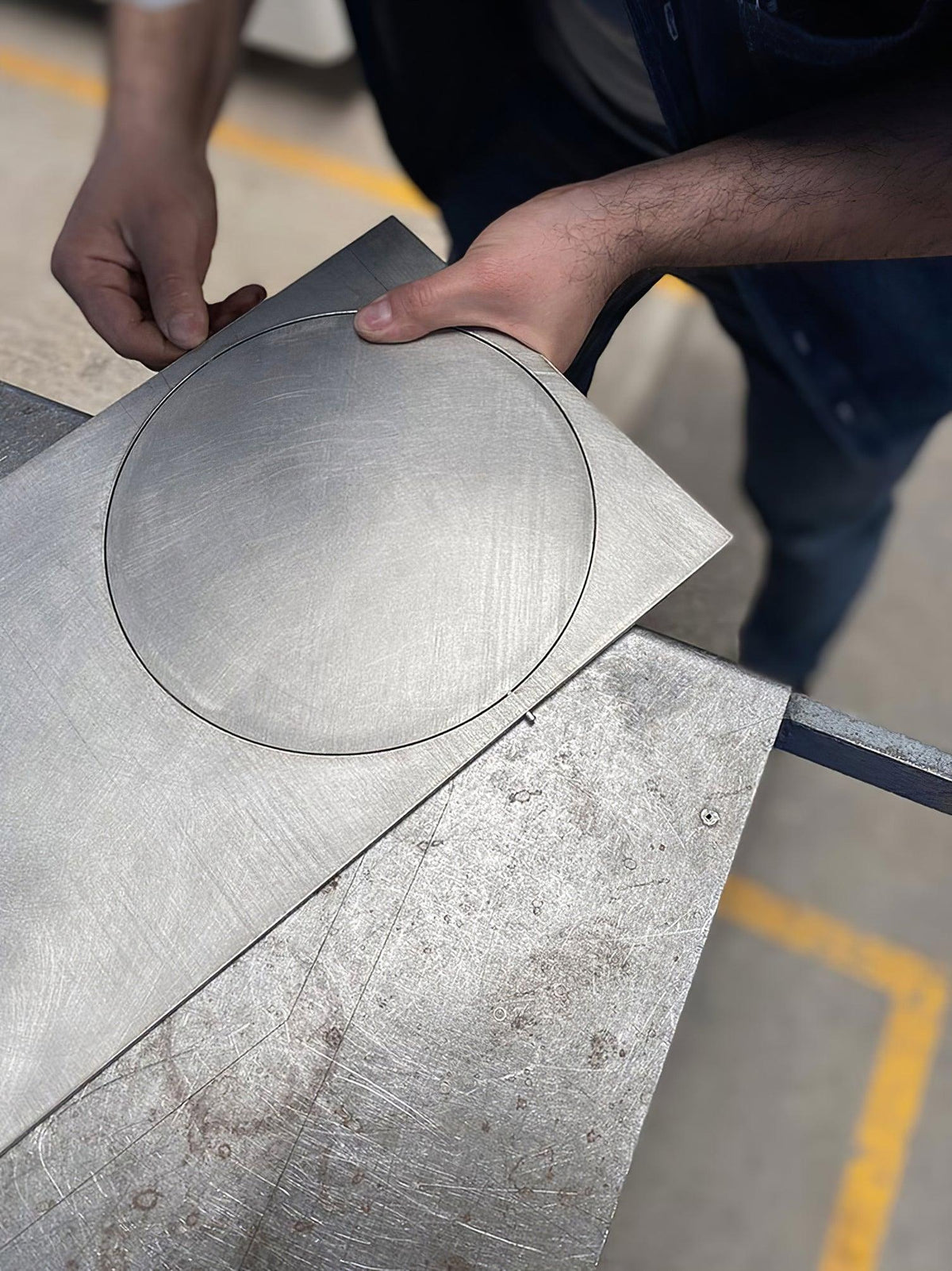 Sixor lámpara de mesa Steel futurista