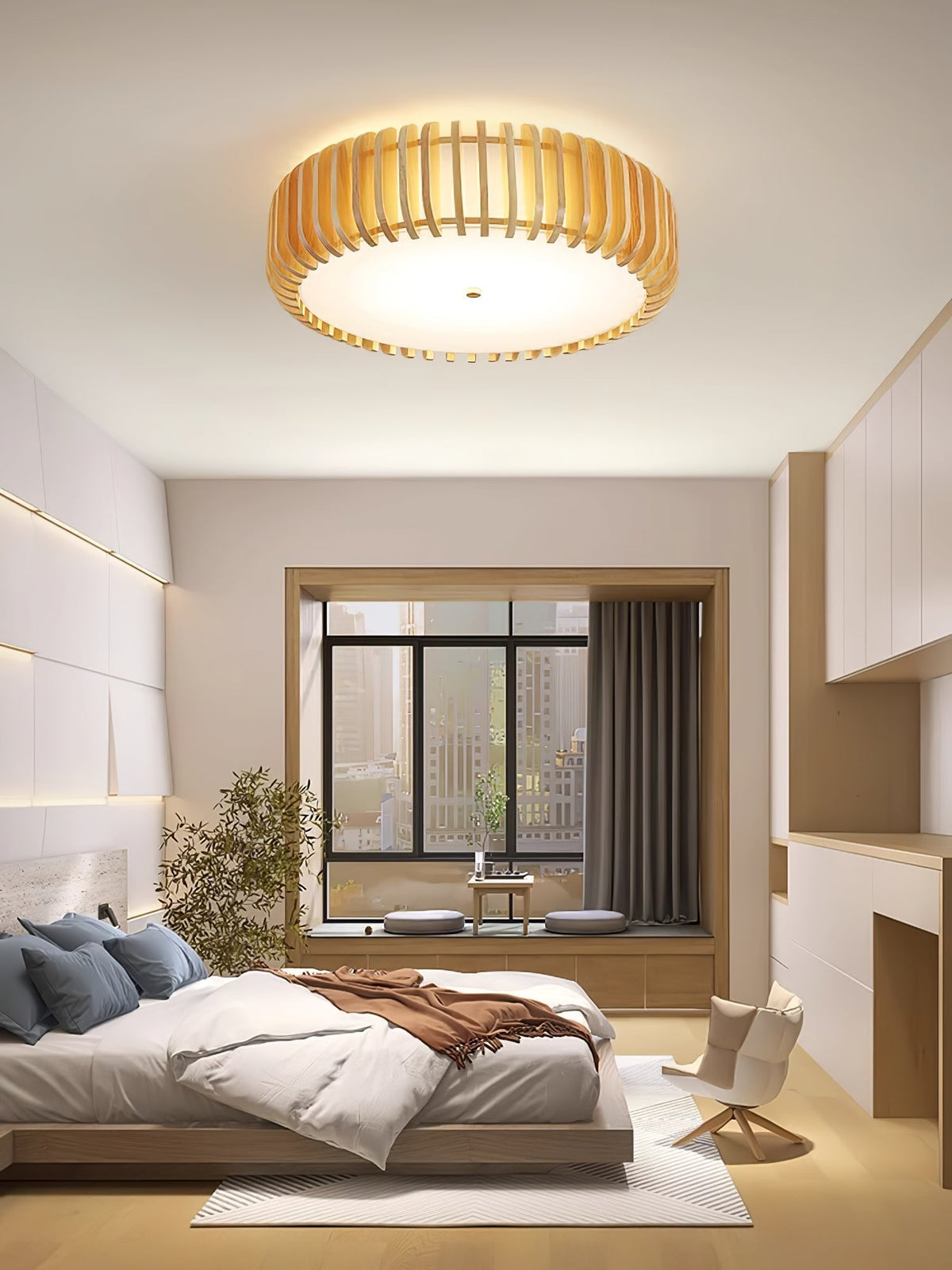 Vezorus lámpara de techo Premium elegancia de madera