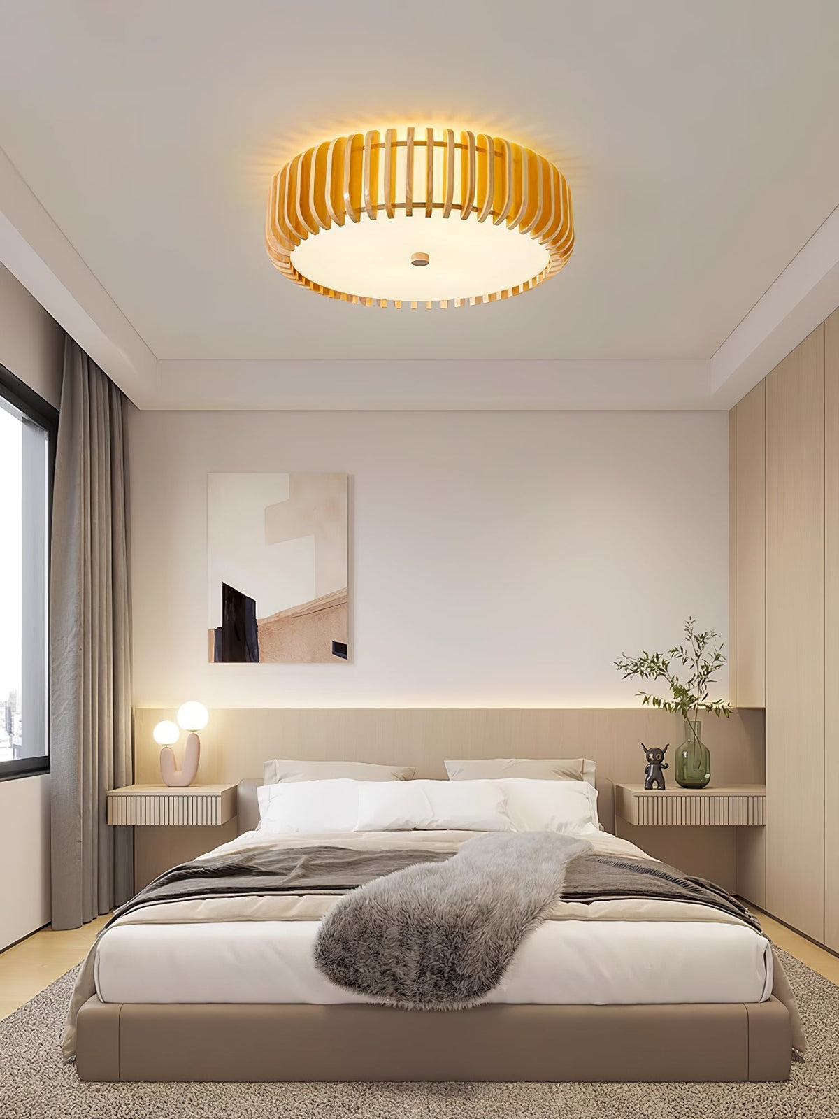 Vezorus lámpara de techo Premium elegancia de madera