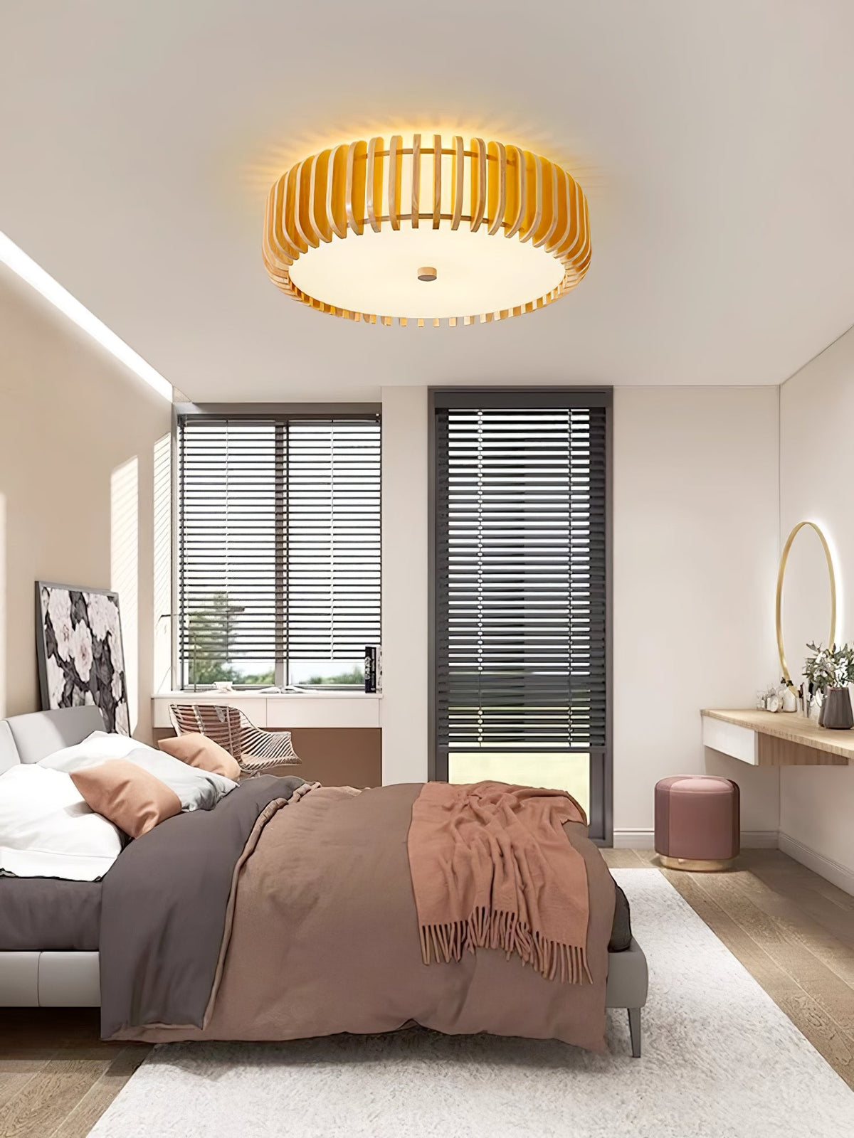 Vezorus lámpara de techo Premium elegancia de madera