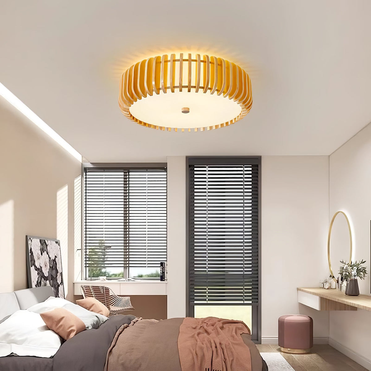 Vezorus lámpara de techo Premium elegancia de madera