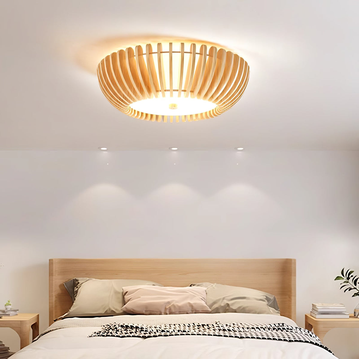 Vezorus lámpara de techo Premium elegancia de madera