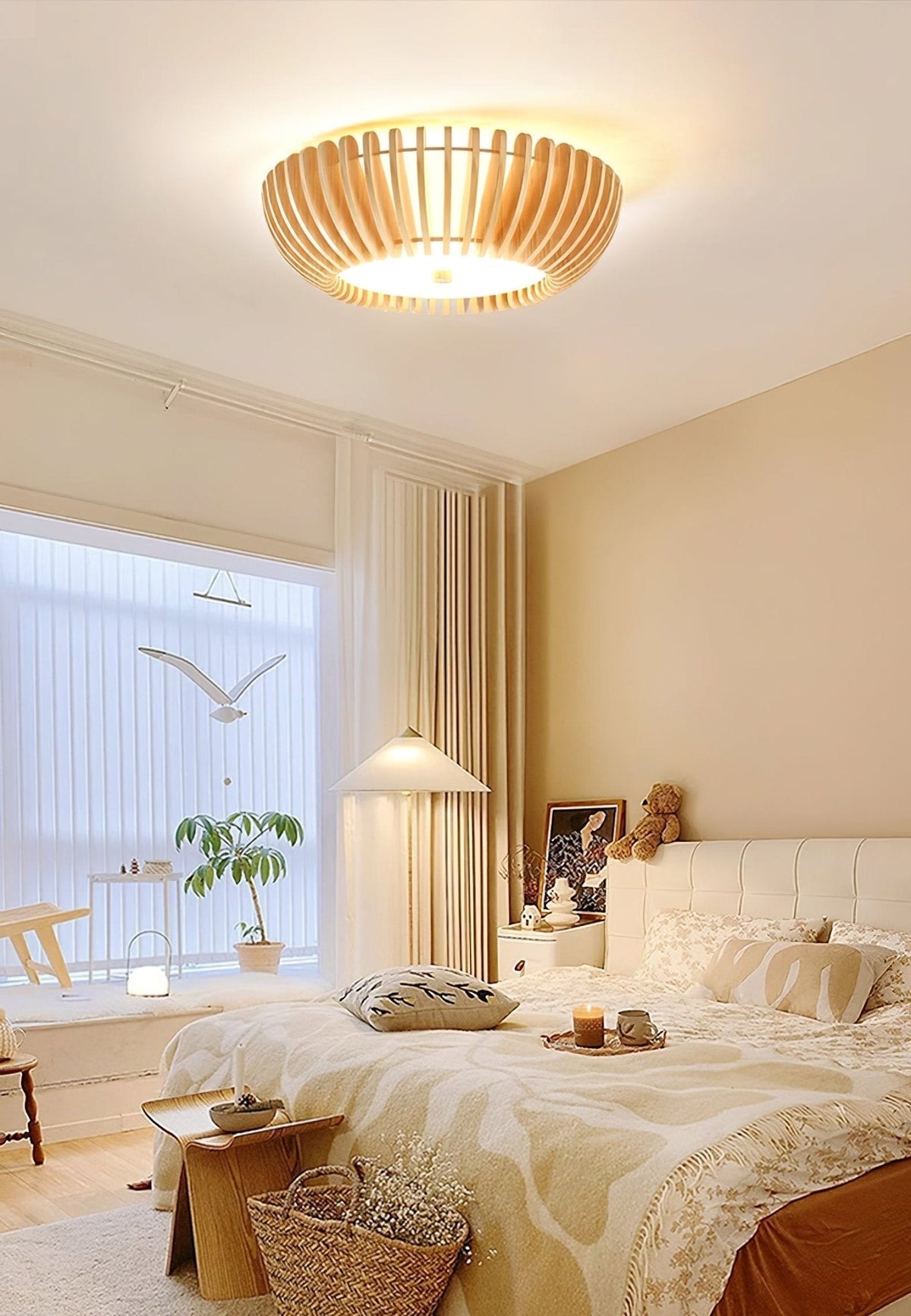 Vezorus lámpara de techo Premium elegancia de madera