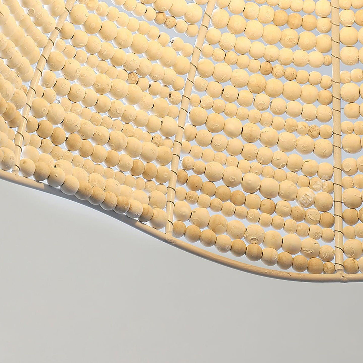 Beadora lámpara colgante contemporánea con perlas