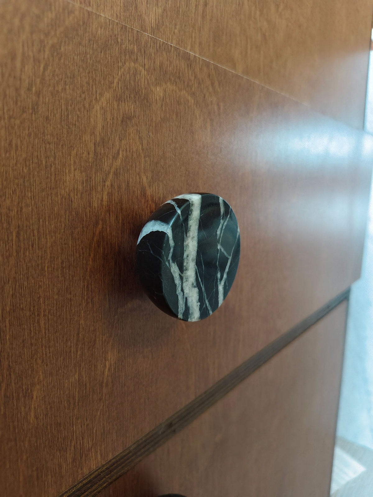 Nerarina de mango para tirador de mármol Obsidian Core