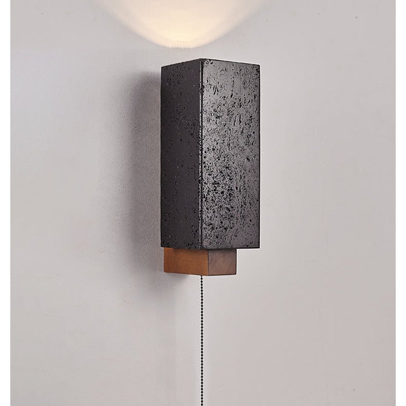 Viraanira aplique de pared de brillo obsidiana