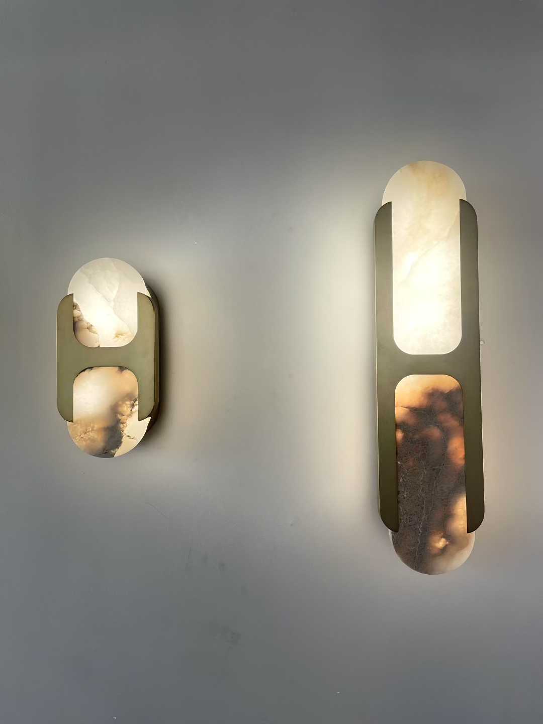 Lylaearis aplique de pared alabastro