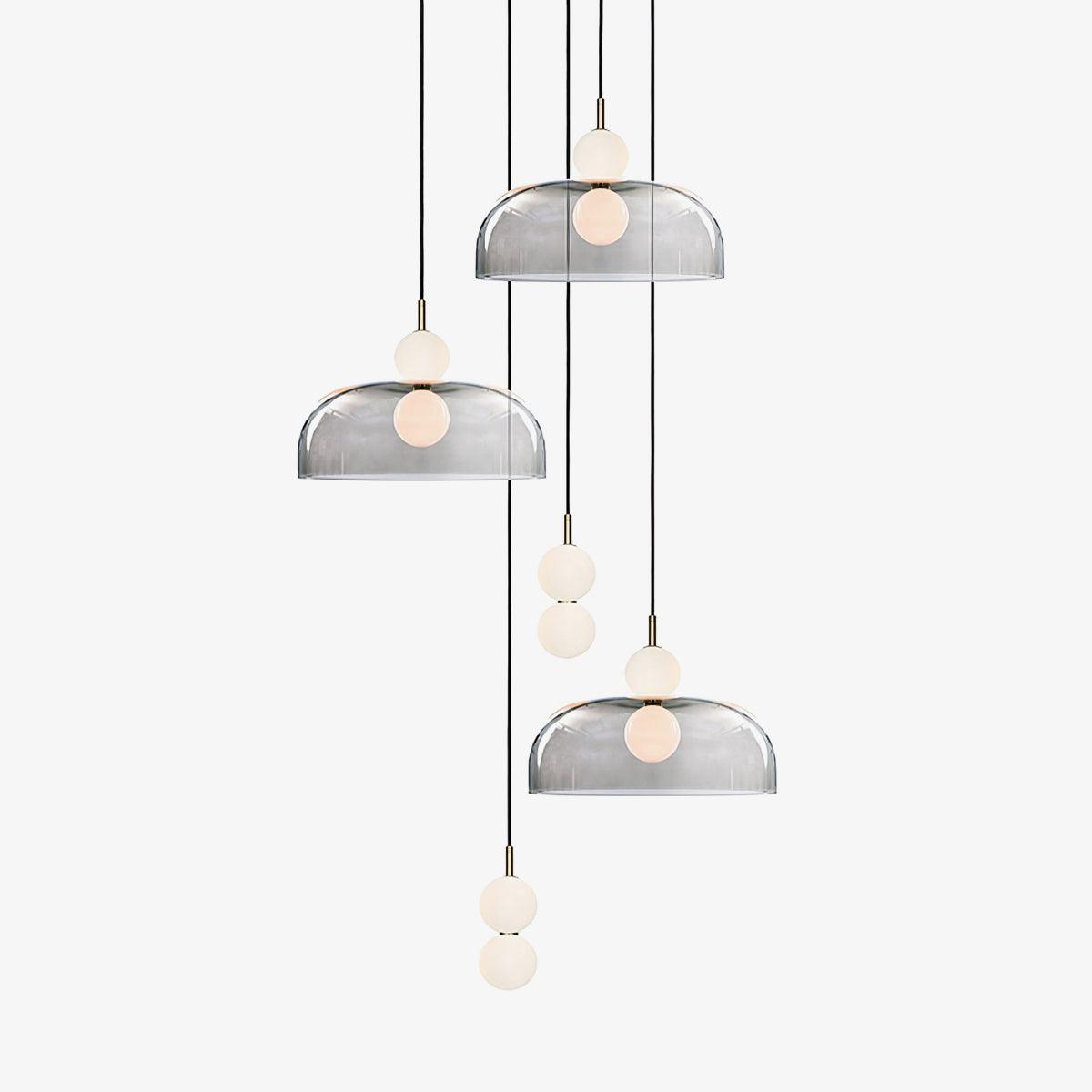 Celelia lámpara colgante moderna minimalista de vidrio