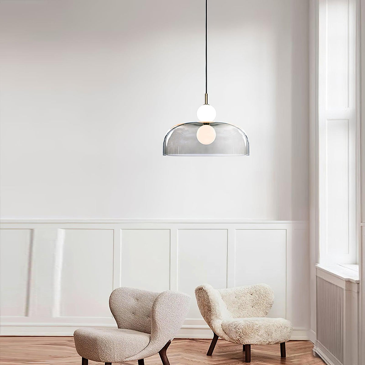 Celelia lámpara colgante moderna minimalista de vidrio