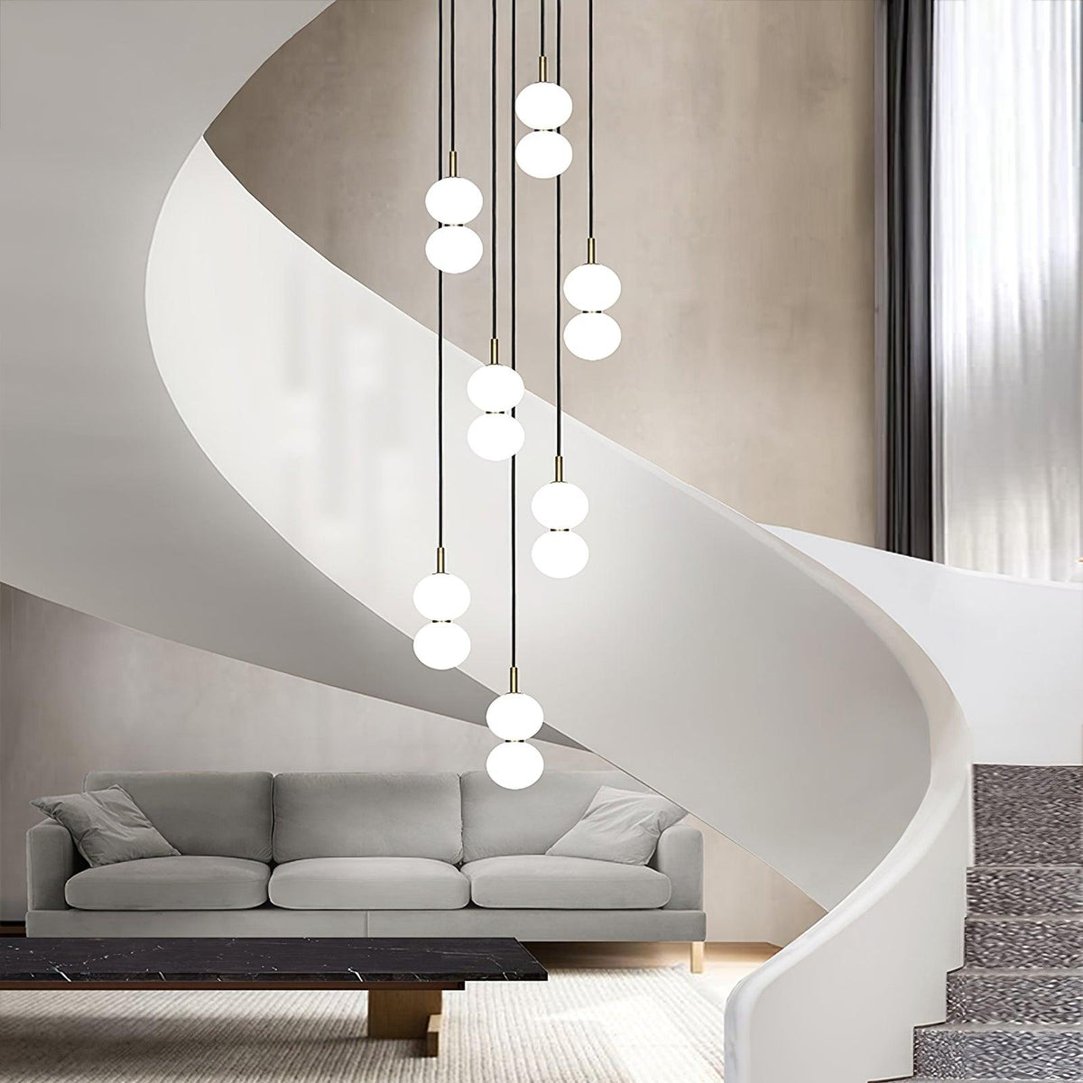 Celelia lámpara colgante moderna minimalista de vidrio