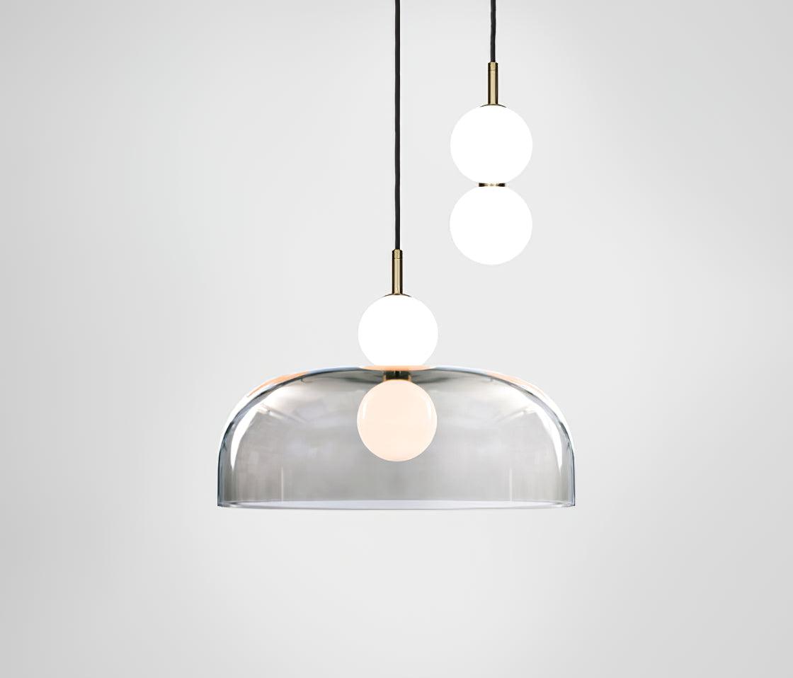 Celelia lámpara colgante moderna minimalista de vidrio