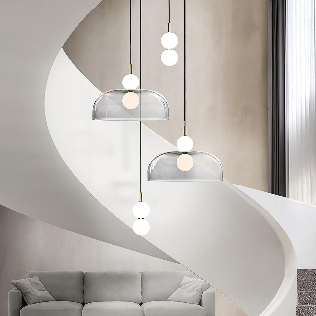 Celelia lámpara colgante moderna minimalista de vidrio