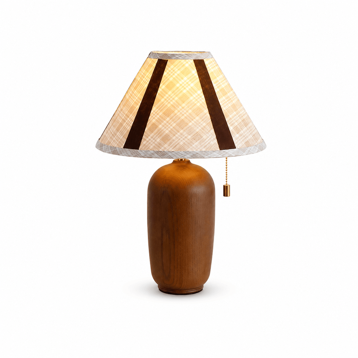 Rinoena lámpara de mesa de madera
