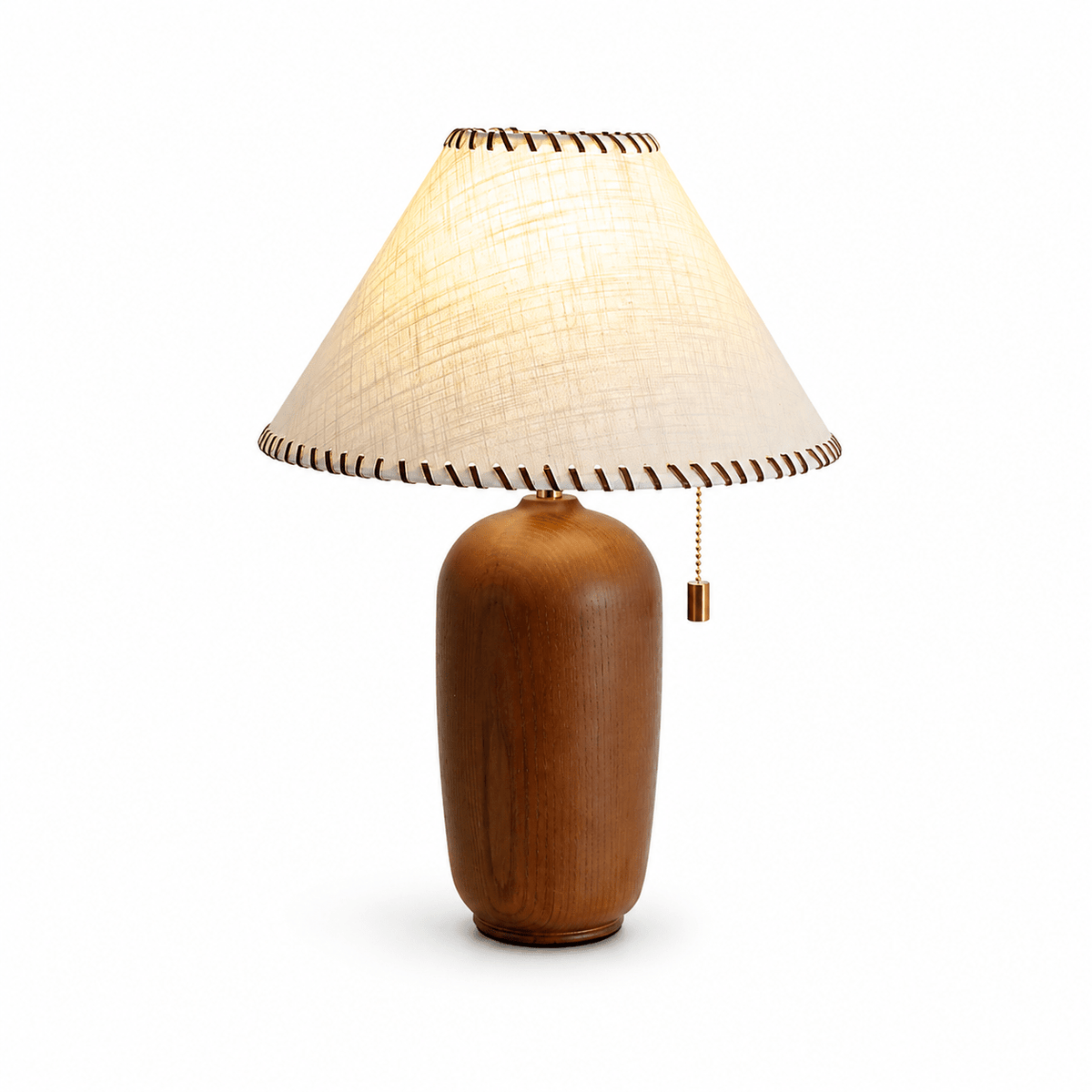 Rinoena lámpara de mesa de madera
