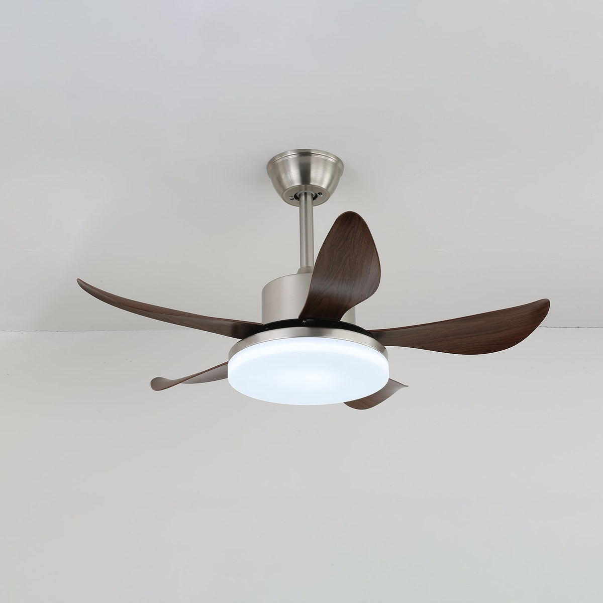 Nerra ventilador de techo con luz moderno de madera