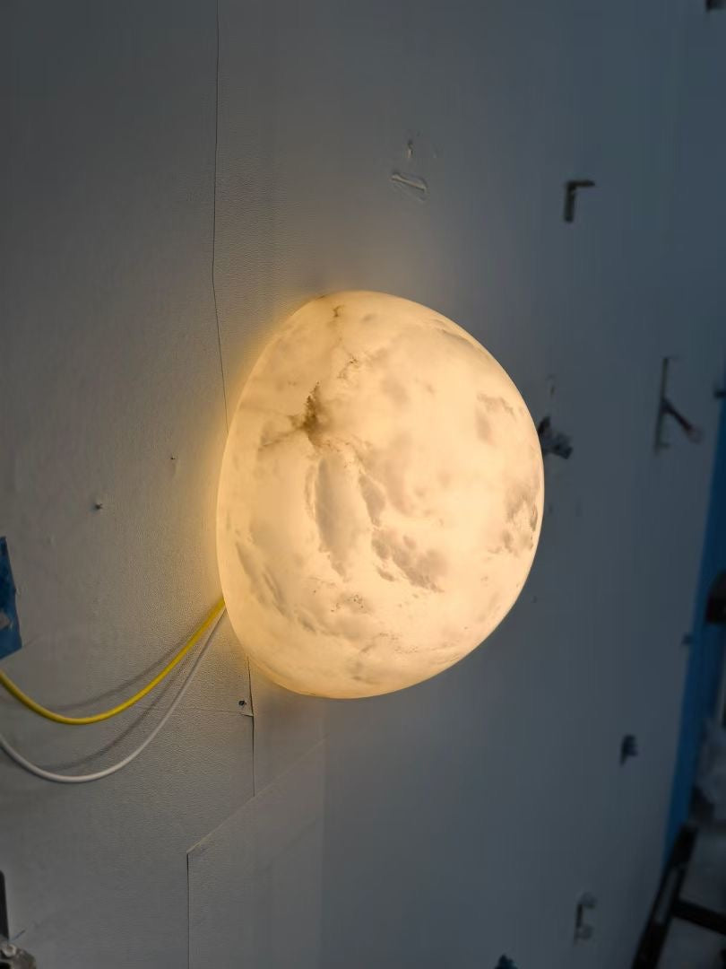 Nyraean aplique de pared alabastro