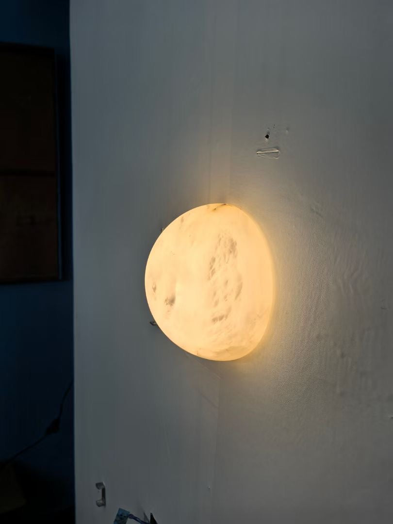 Nyraean aplique de pared alabastro