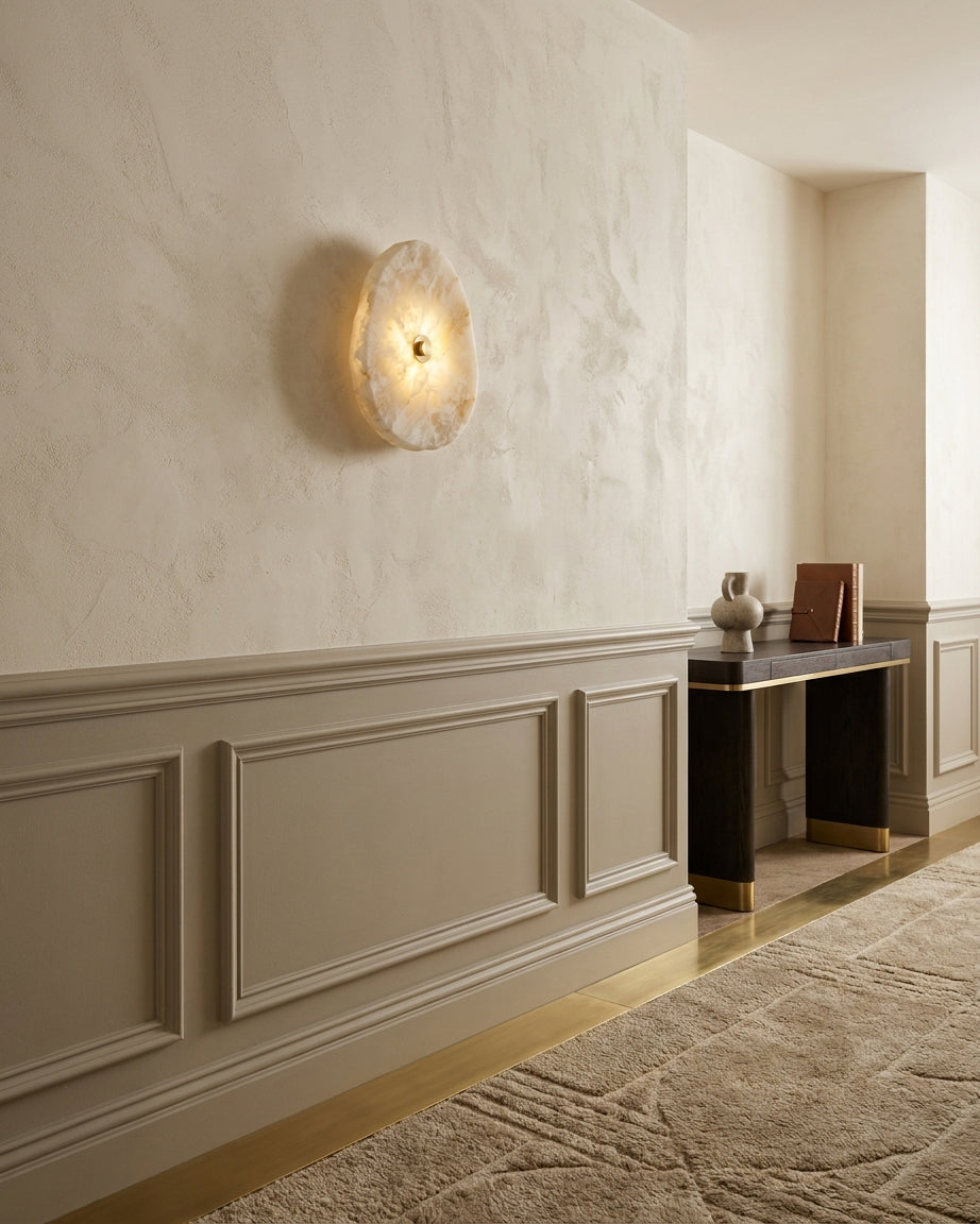 Nivorise aplique de pared alabastro