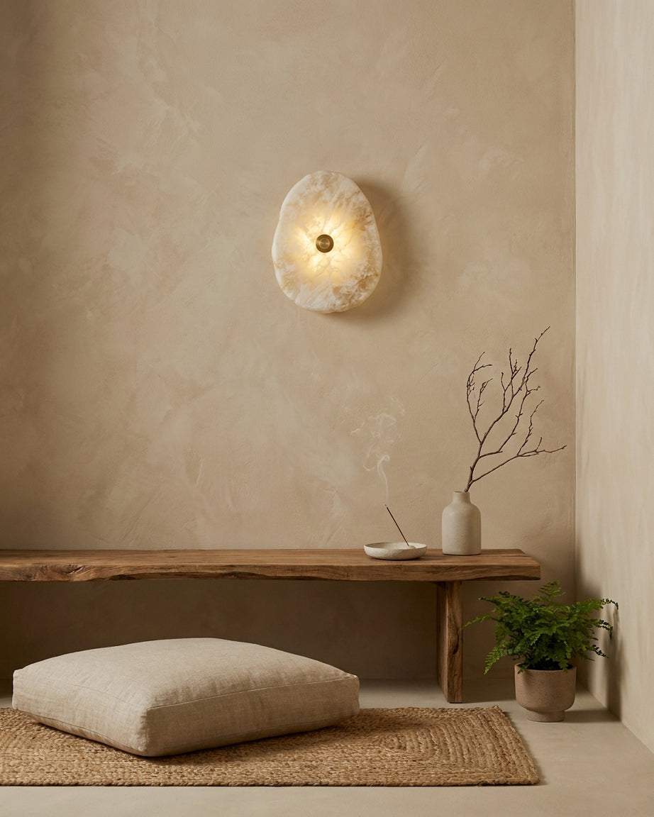 Nivorise aplique de pared alabastro