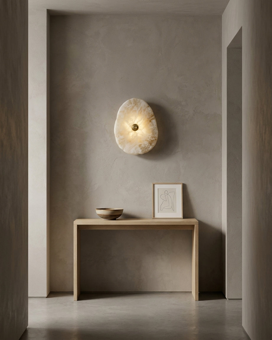 Nivorise aplique de pared alabastro