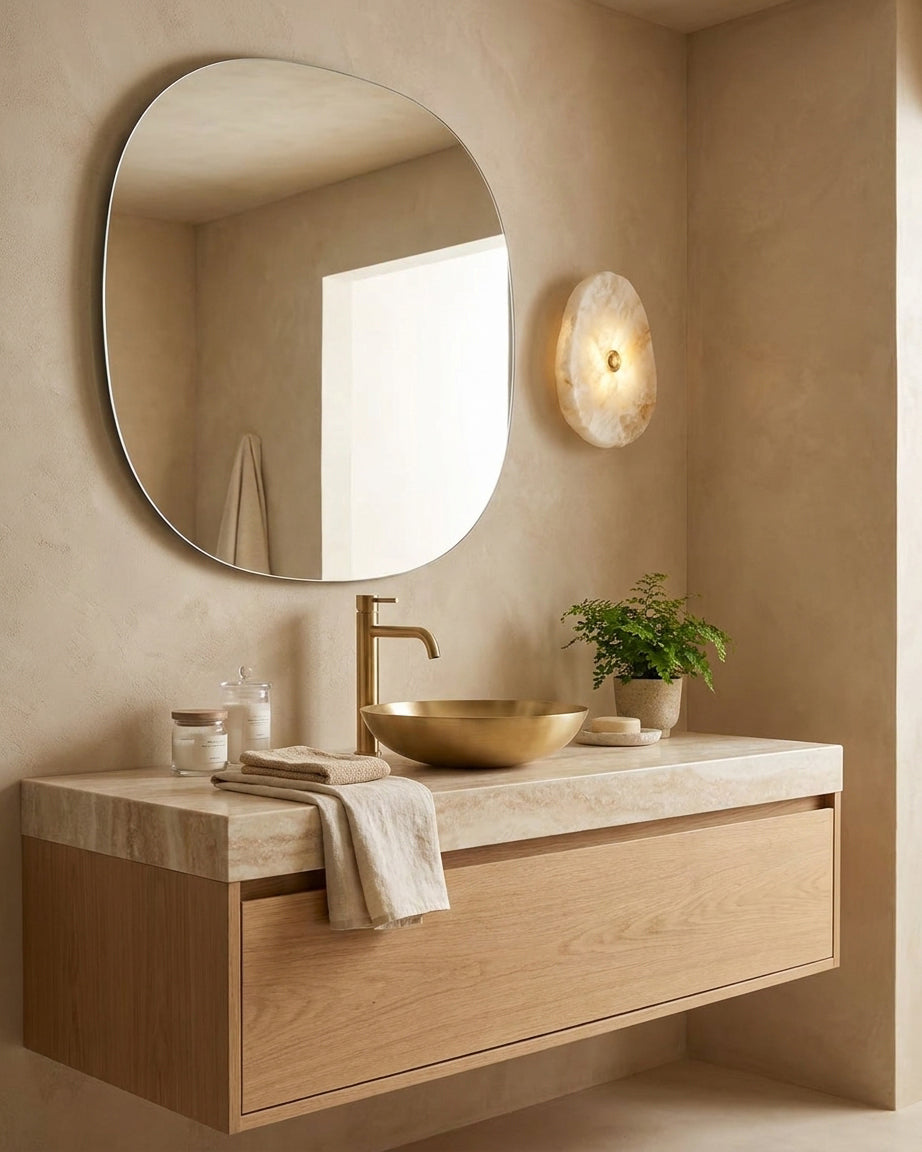 Nivorise aplique de pared alabastro