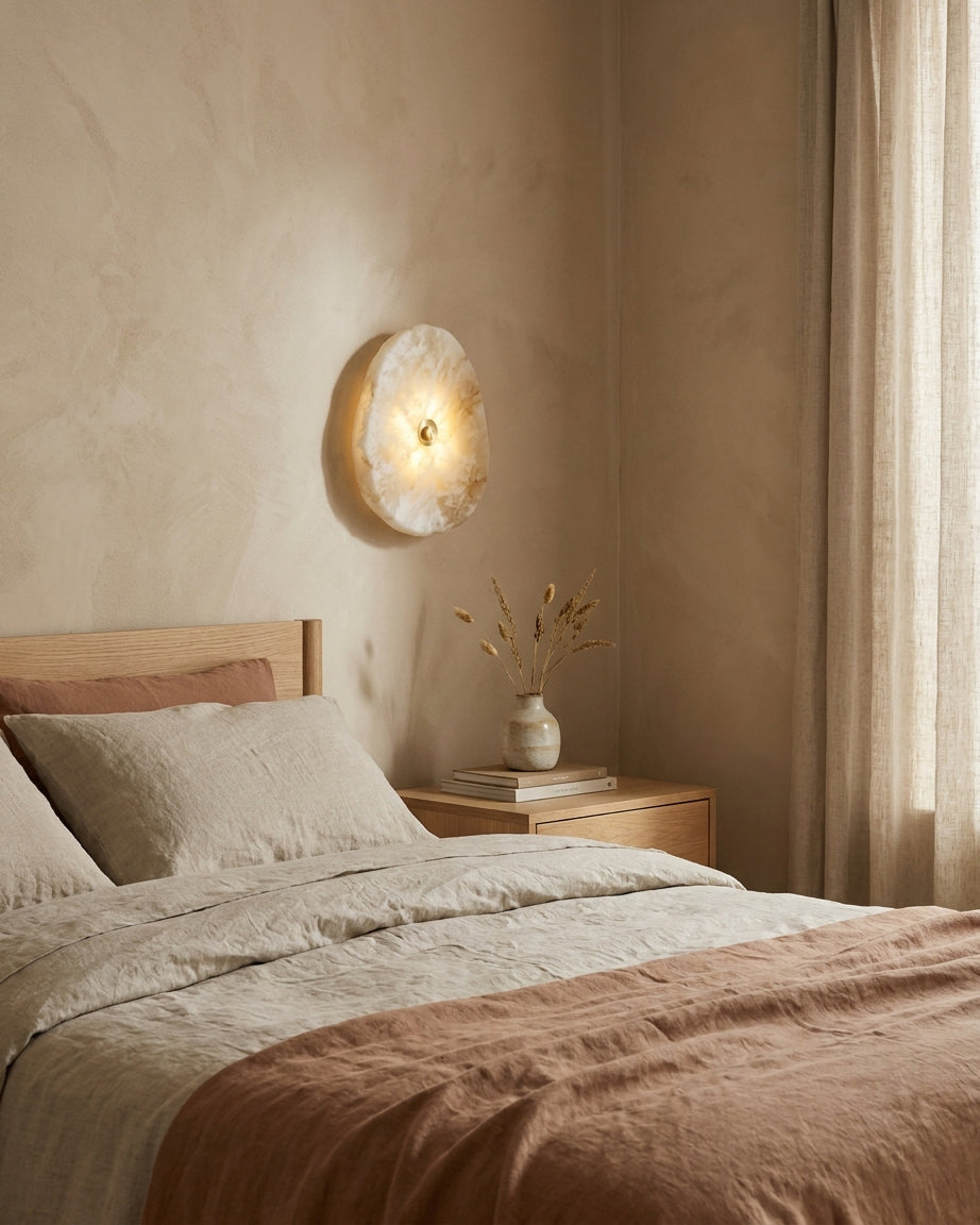 Nivorise aplique de pared alabastro