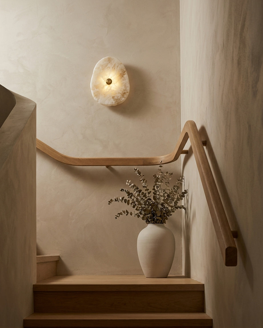 Nivorise aplique de pared alabastro