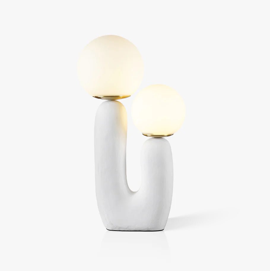 Fenix lámpara de mesa artística de resina