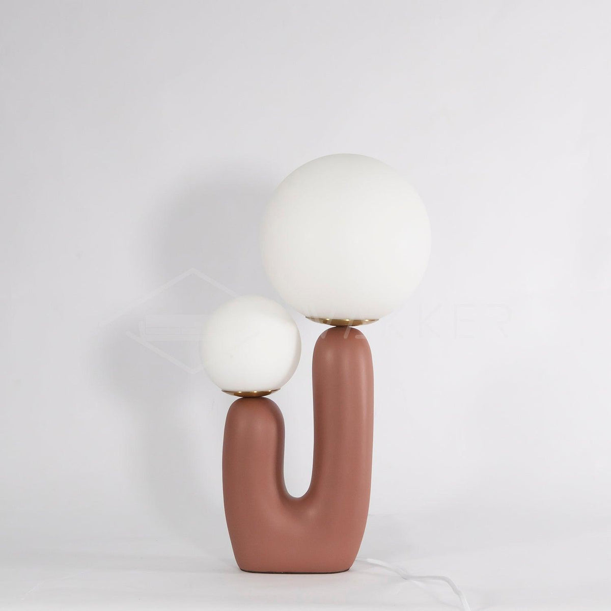 Fenix lámpara de mesa artística de resina