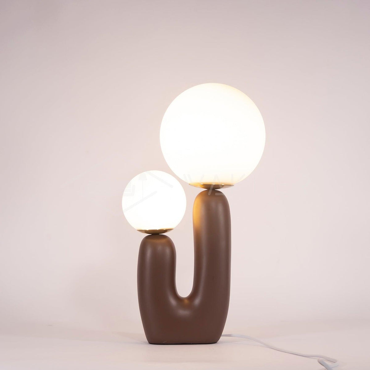 Fenix lámpara de mesa artística de resina