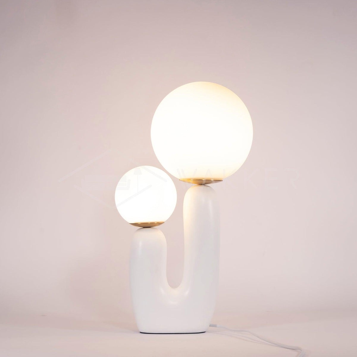 Fenix lámpara de mesa artística de resina