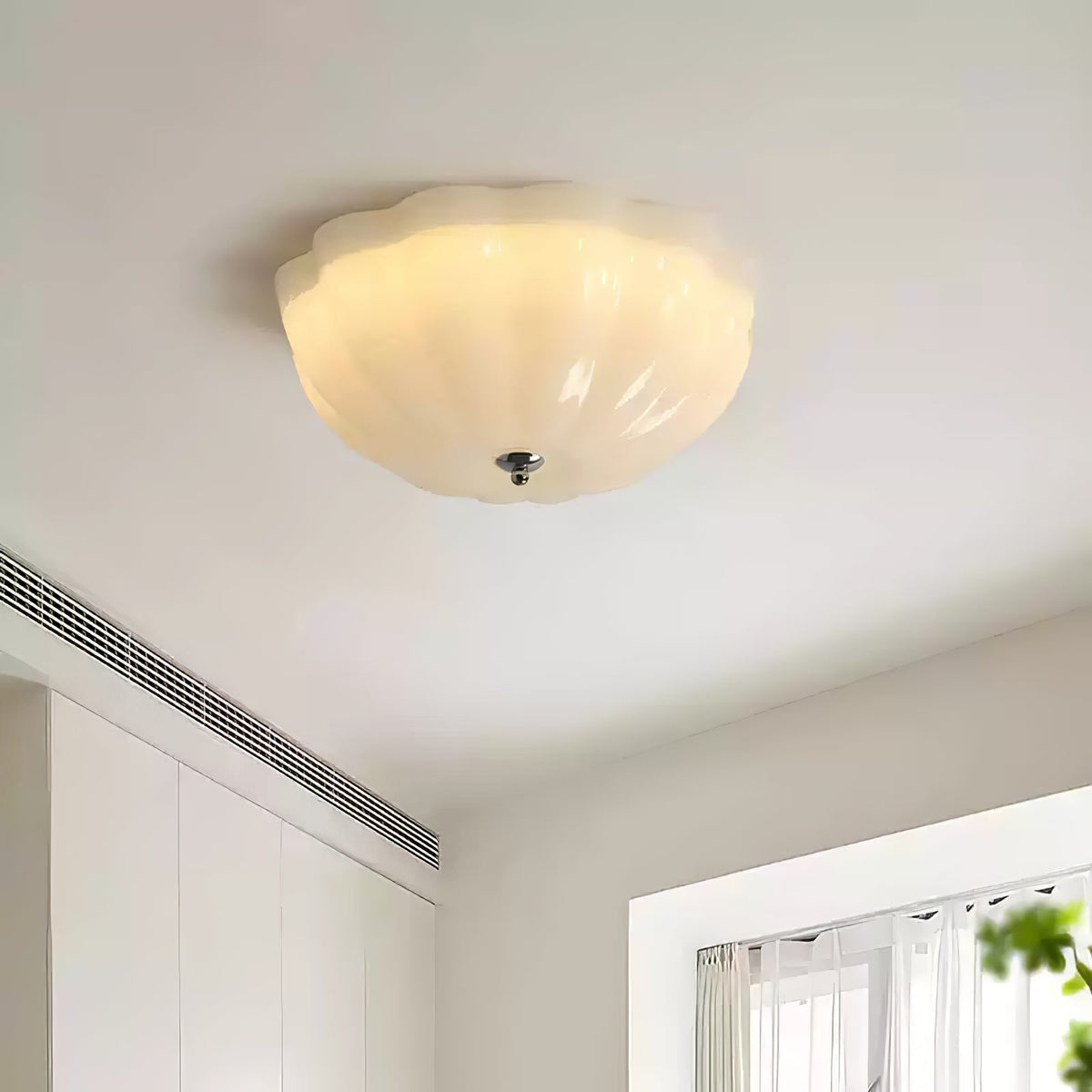 Uphaara lámpara de techo moderna minimalista con pantalla de vidrio opal