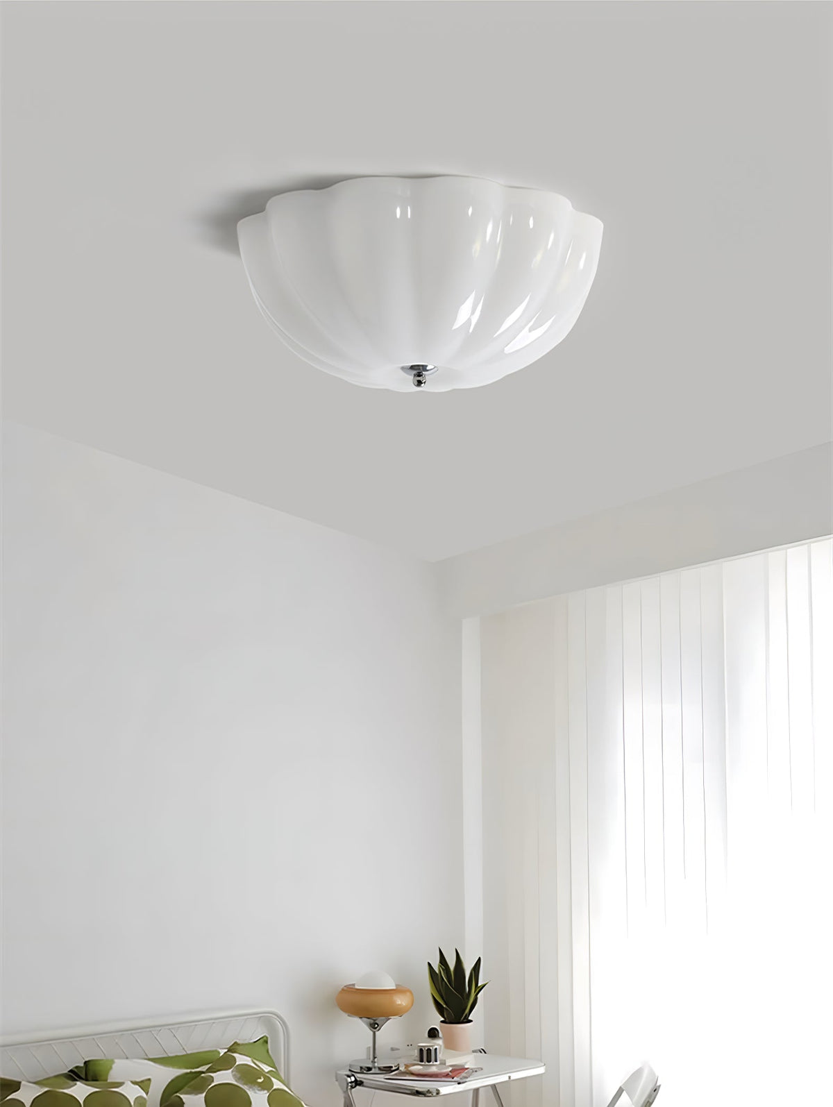 Uphaara lámpara de techo moderna minimalista con pantalla de vidrio opal