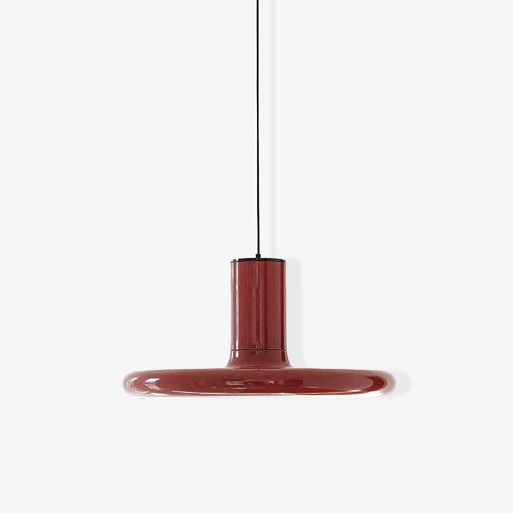 Seloz lámpara colgante de aluminio, cilindro y disco industrial