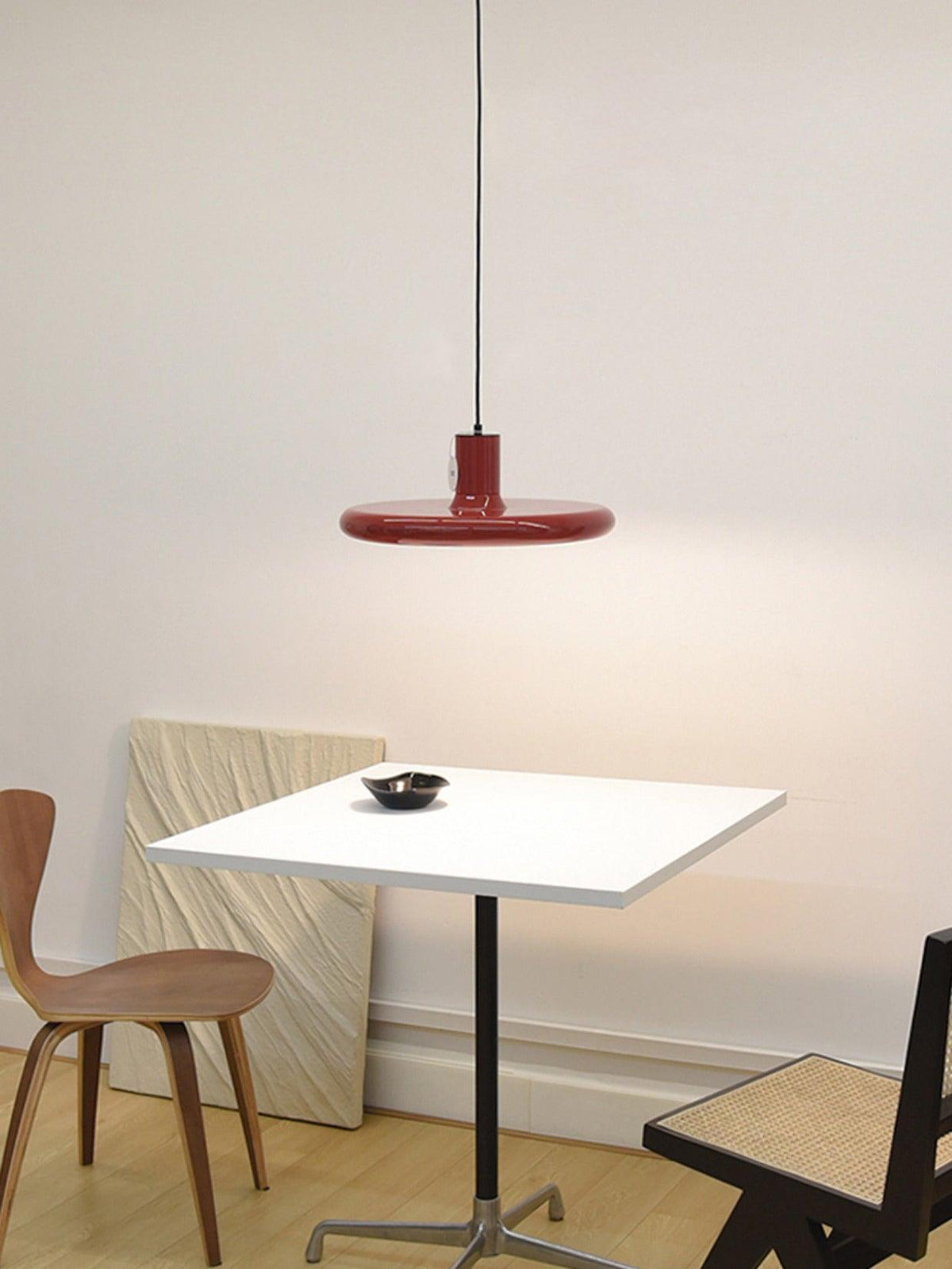 Seloz lámpara colgante de aluminio, cilindro y disco industrial