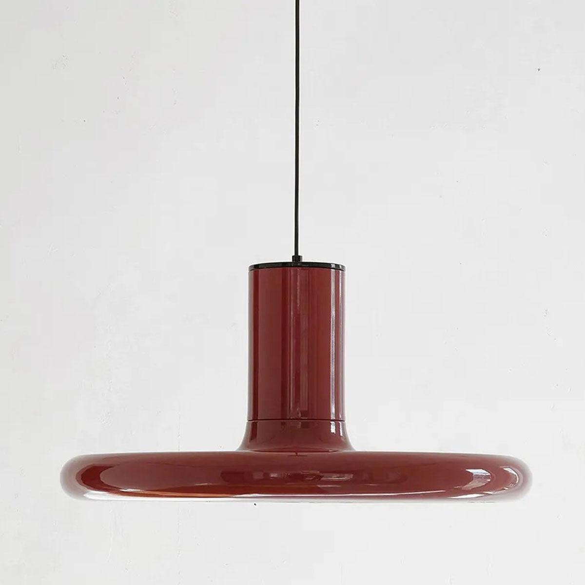 Seloz lámpara colgante de aluminio, cilindro y disco industrial