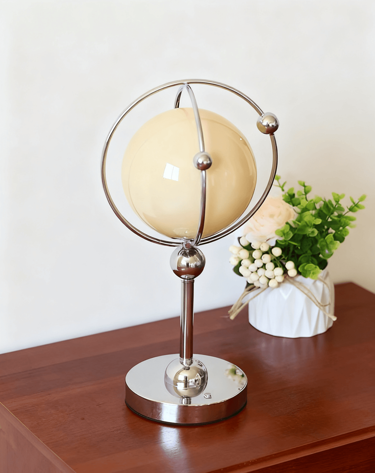 Norarira lámpara de mesa Orb Cage