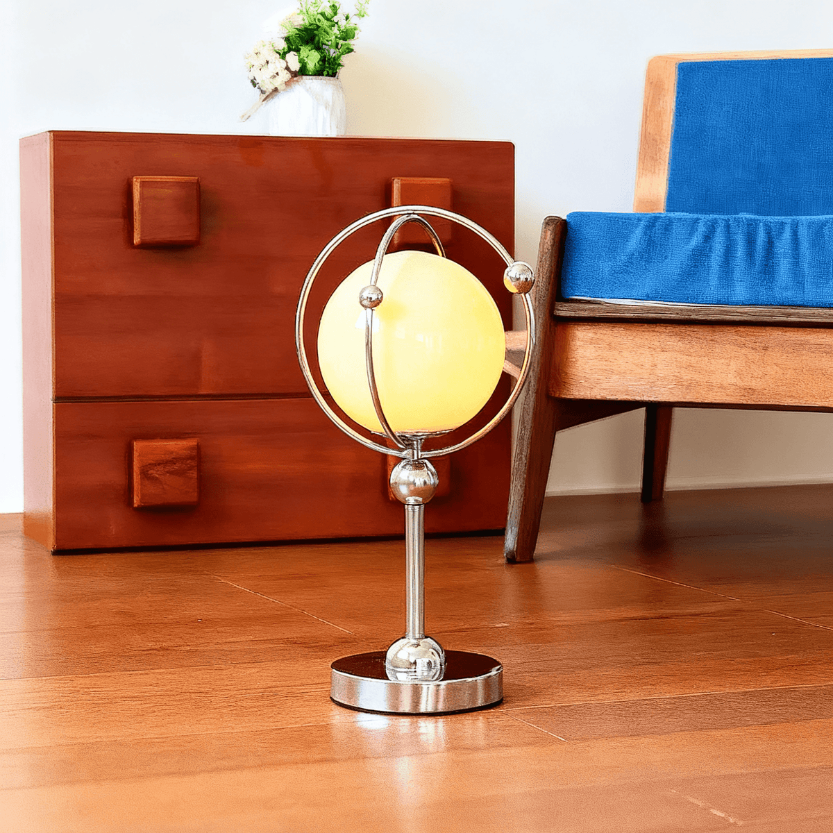 Norarira lámpara de mesa Orb Cage