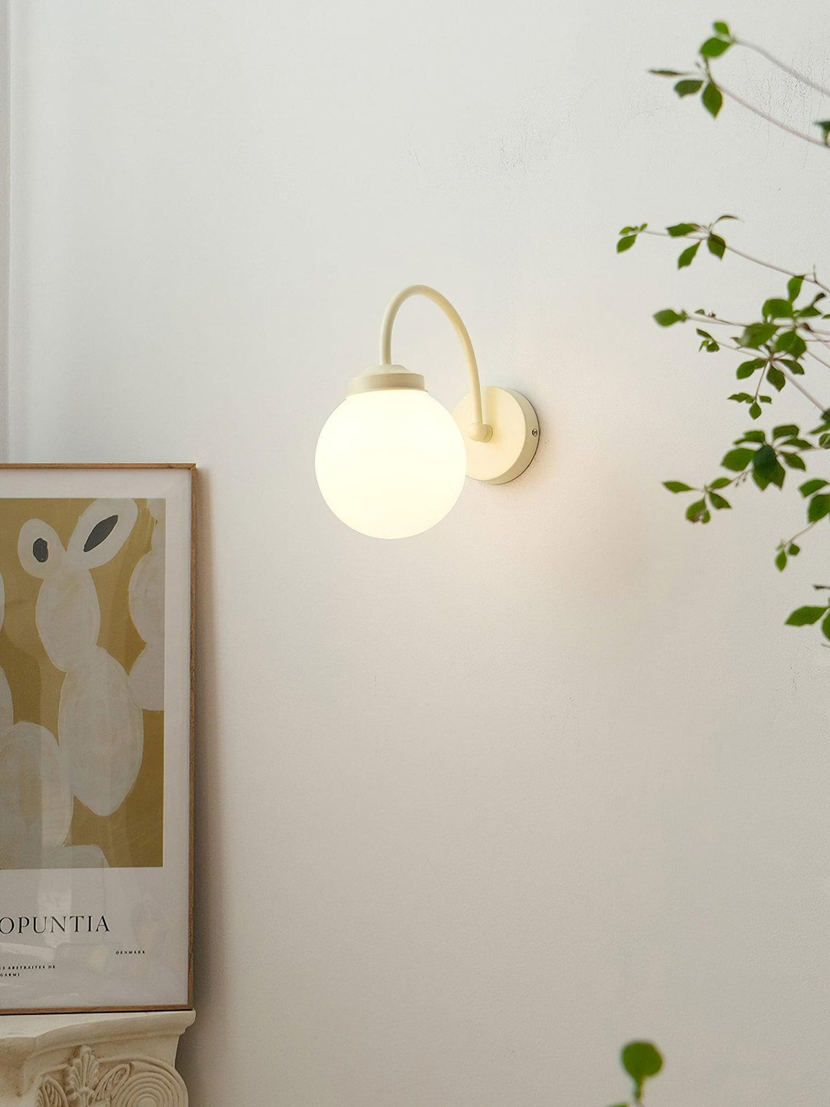 Zomareth aplique de pared Orb de superficie de vidrio