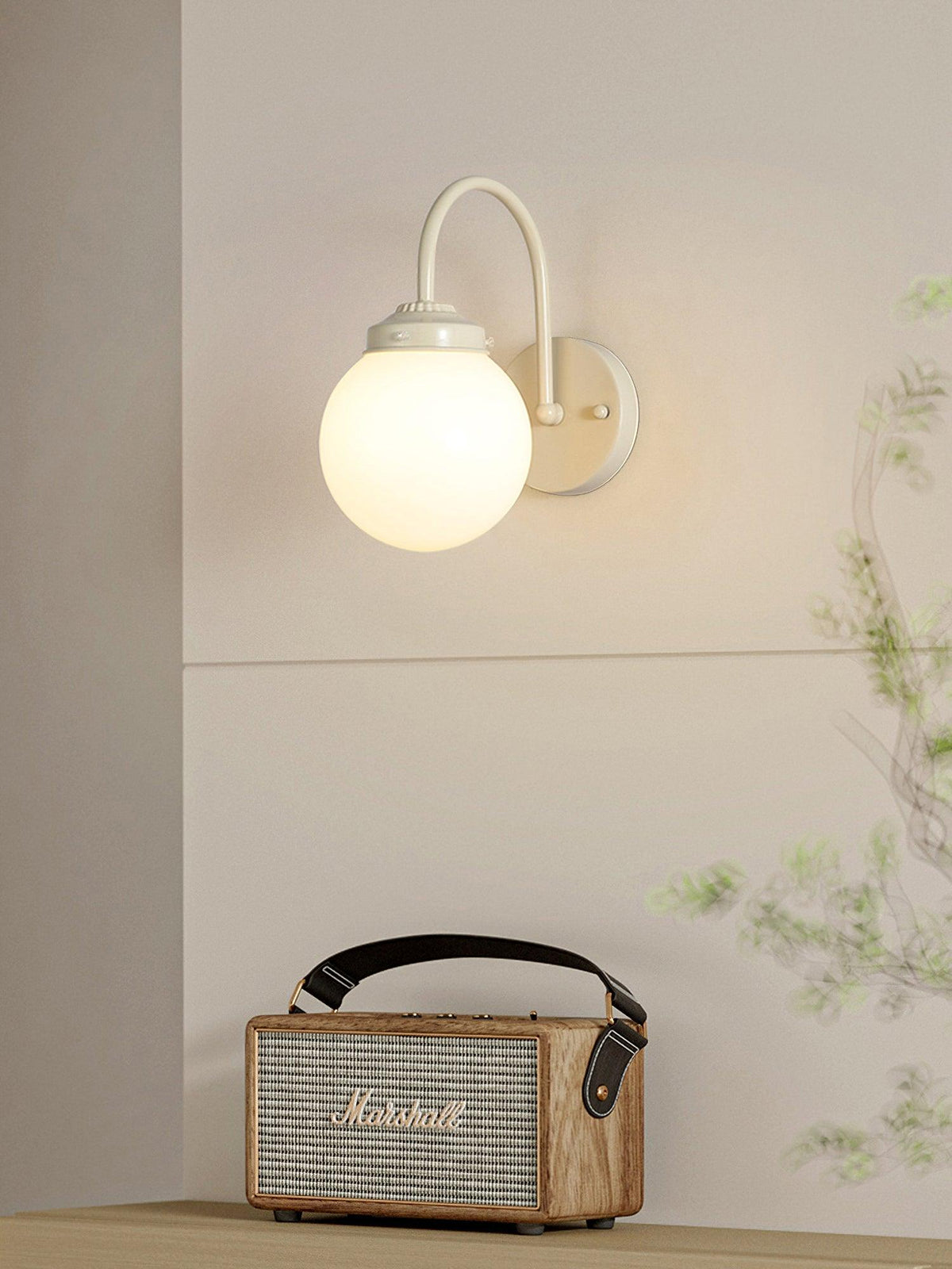 Zomareth aplique de pared Orb de superficie de vidrio