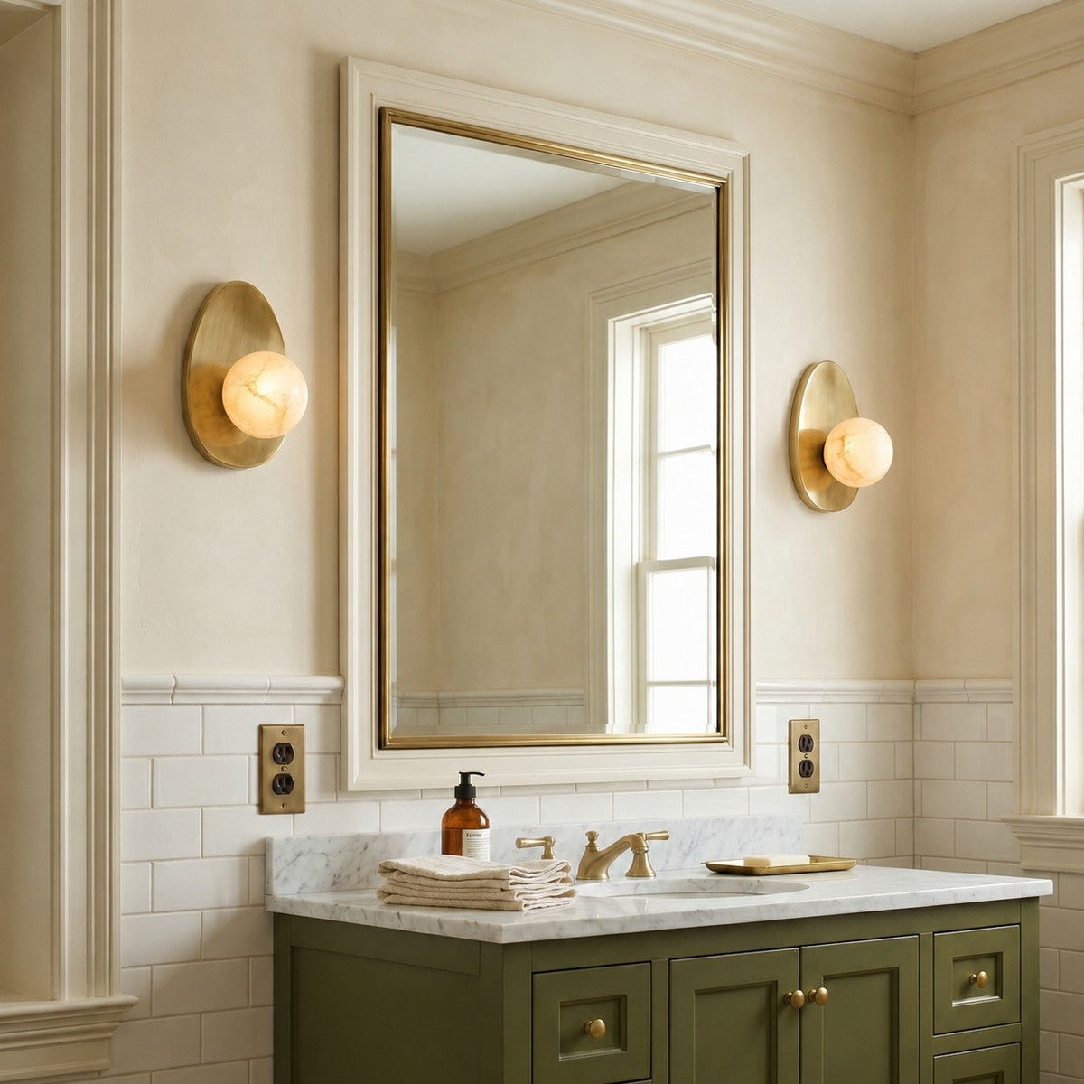 Orlisse aplique de pared alabastro