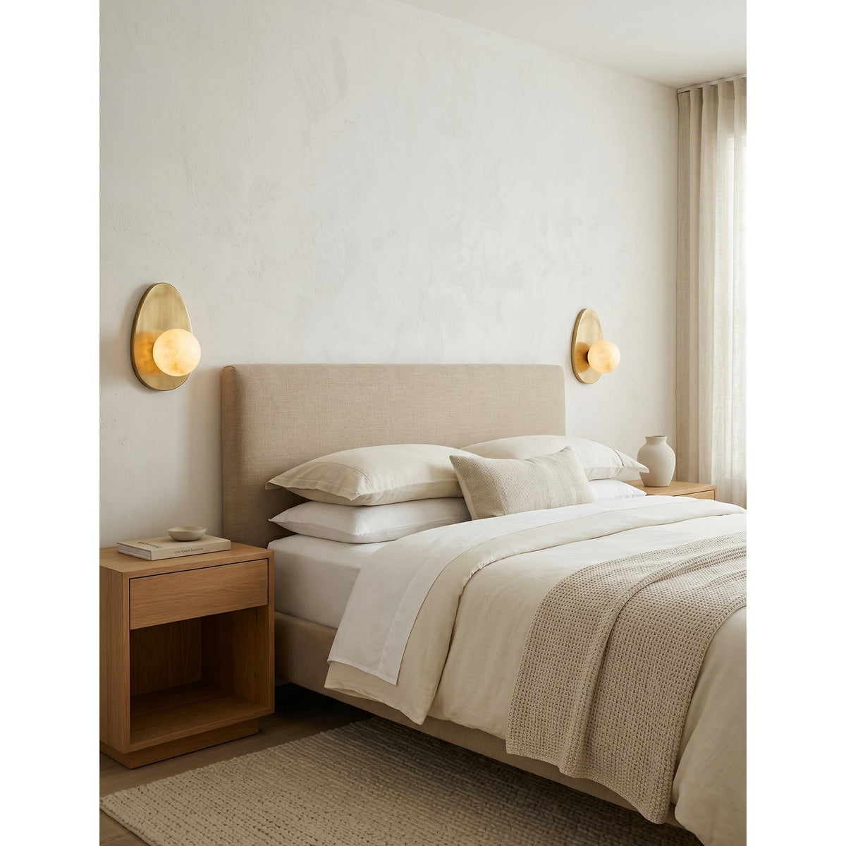 Orlisse aplique de pared alabastro