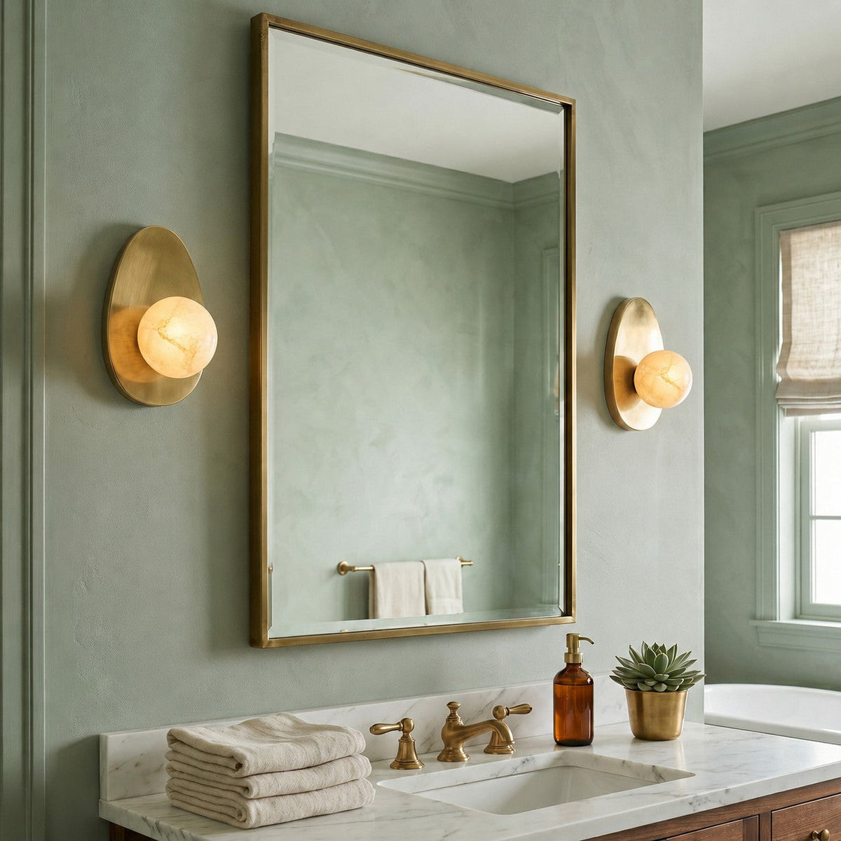 Orlisse aplique de pared alabastro