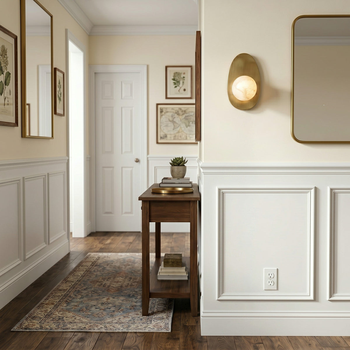 Orlisse aplique de pared alabastro
