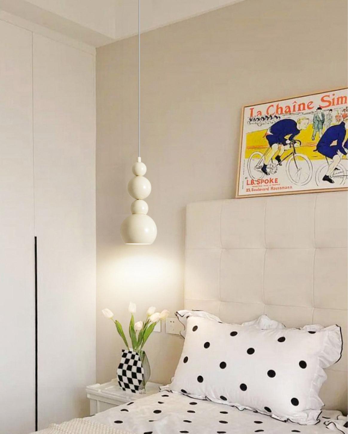 Slenao lámpara colgante beige artística