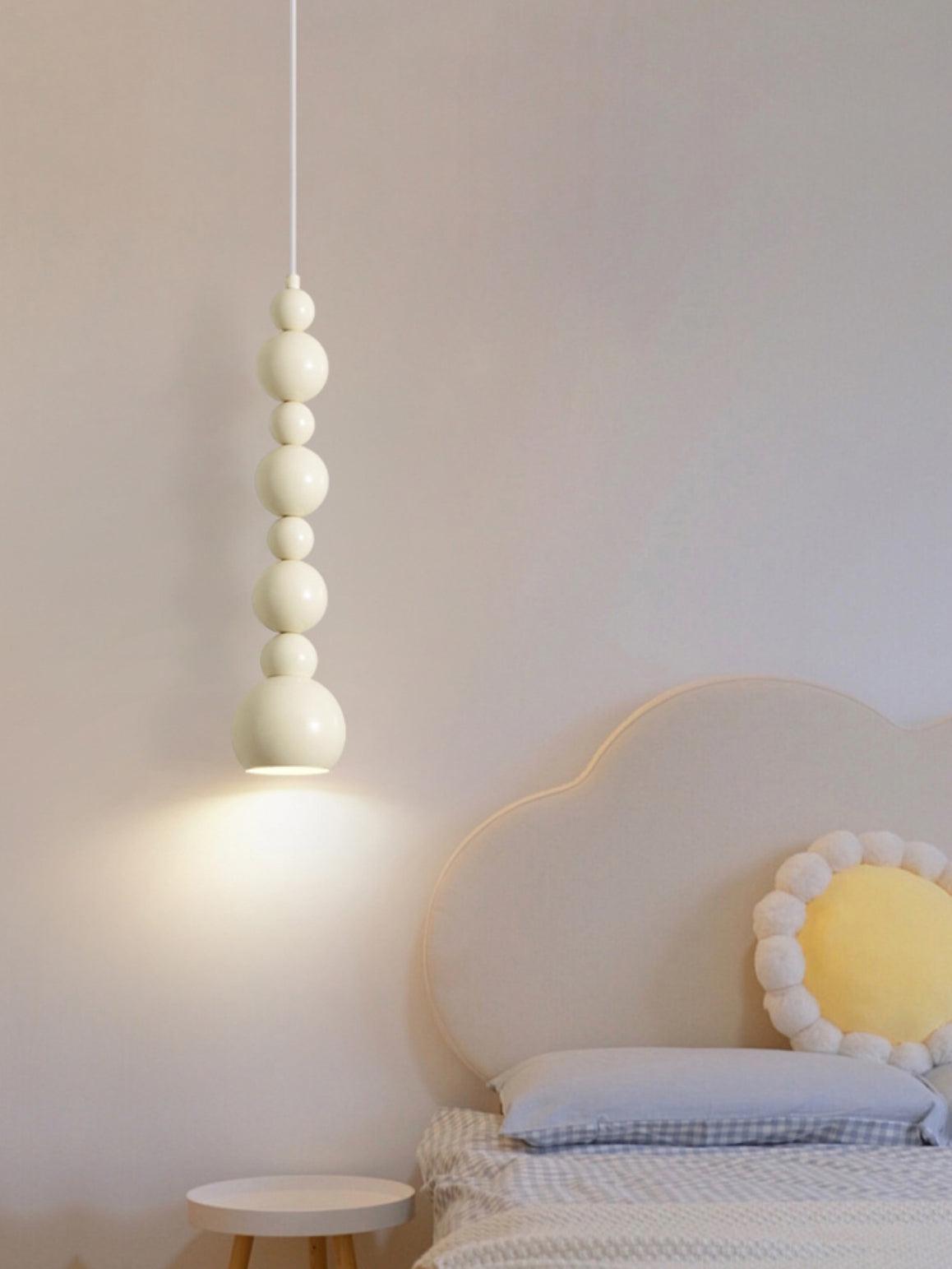 Solena Lámparas Colgantes Beige Artístico